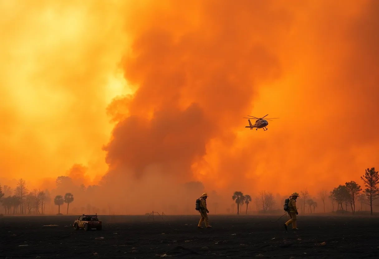 Wildfires in South Carolina