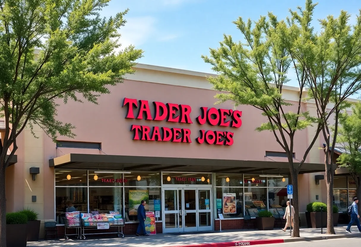 Trader Joe's grocery store in a shopping center