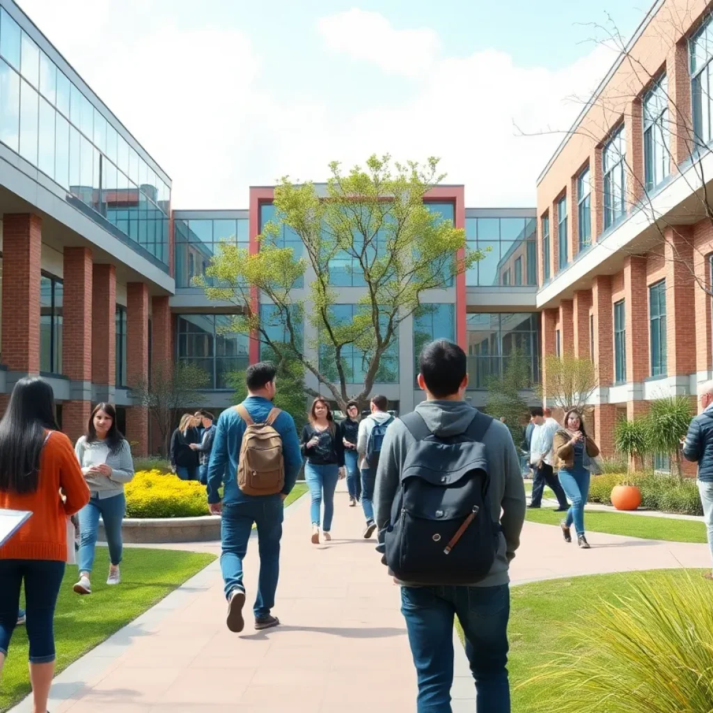 Students at the University of South Carolina campus