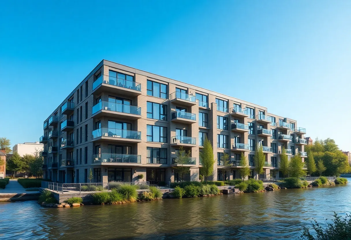 Render of Antique Apartments near Congaree River