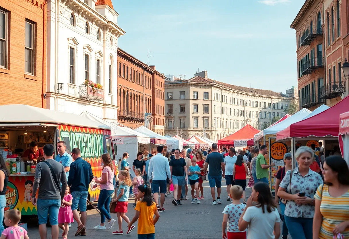 Families enjoying the Looka That Festival in Cayce