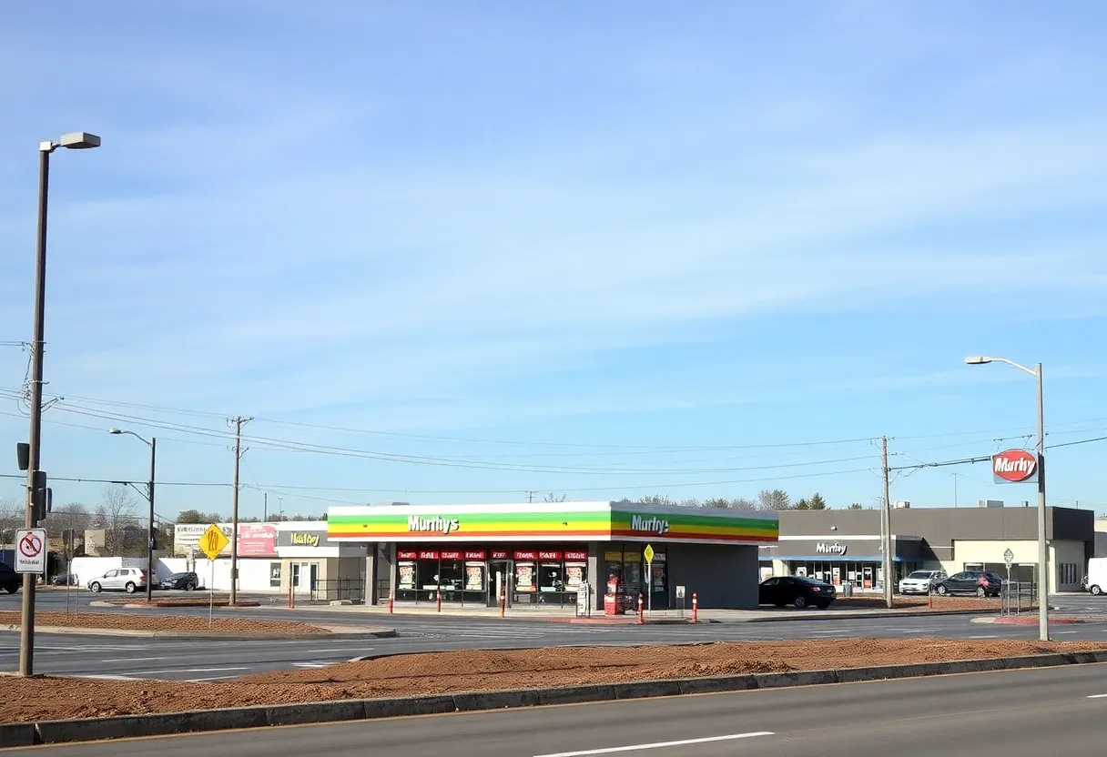 Construction of Murphy USA Convenience Store in Columbia