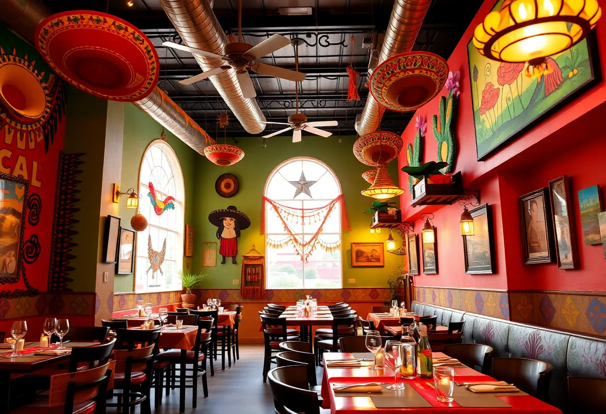 Interior view of Na'cho Margarita, a new Mexican restaurant in Lexington