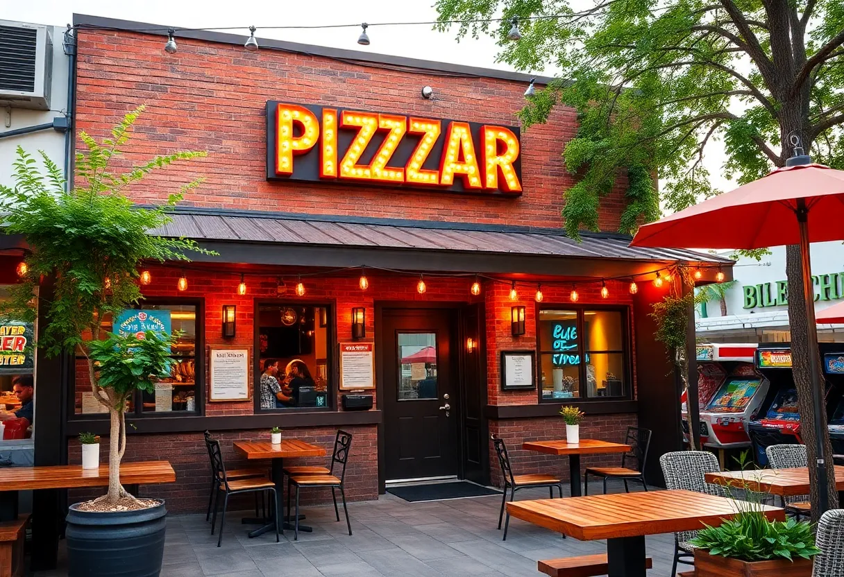 Exterior view of Nicky's Pizzeria new restaurant in Red Bank, Lexington