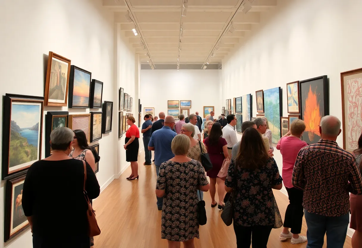 Audience enjoying the Artist Homecoming event at the South Carolina State Museum
