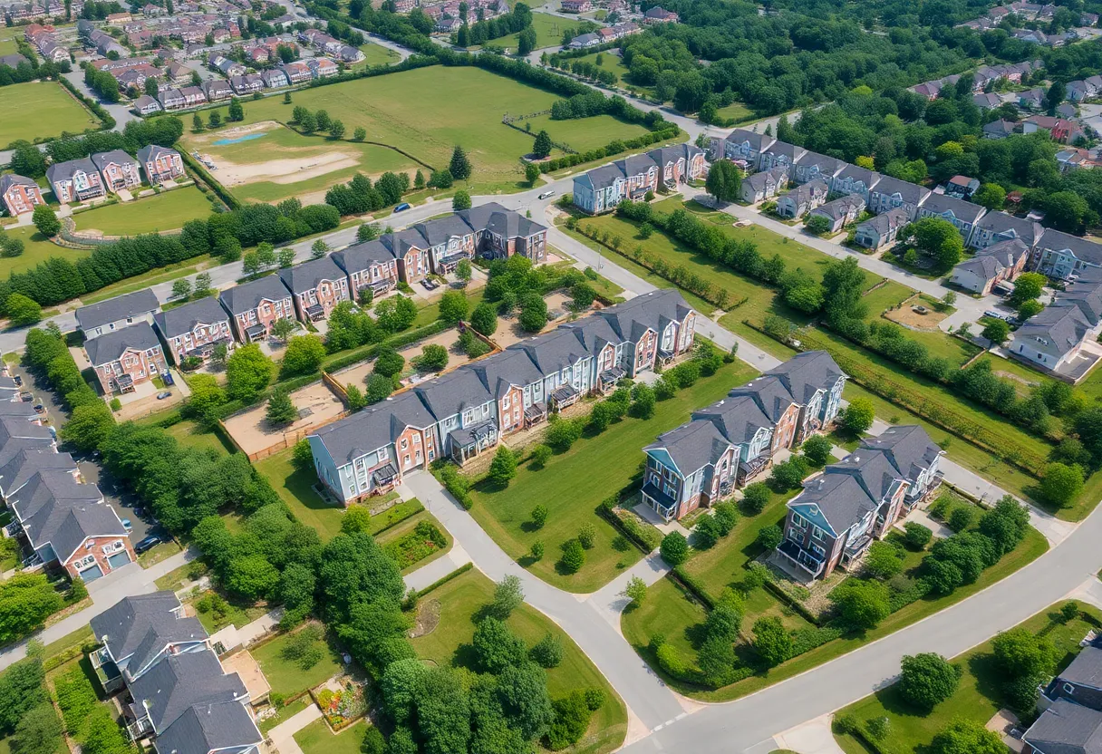 Proposed development site for Avanti Townhomes in Lexington County