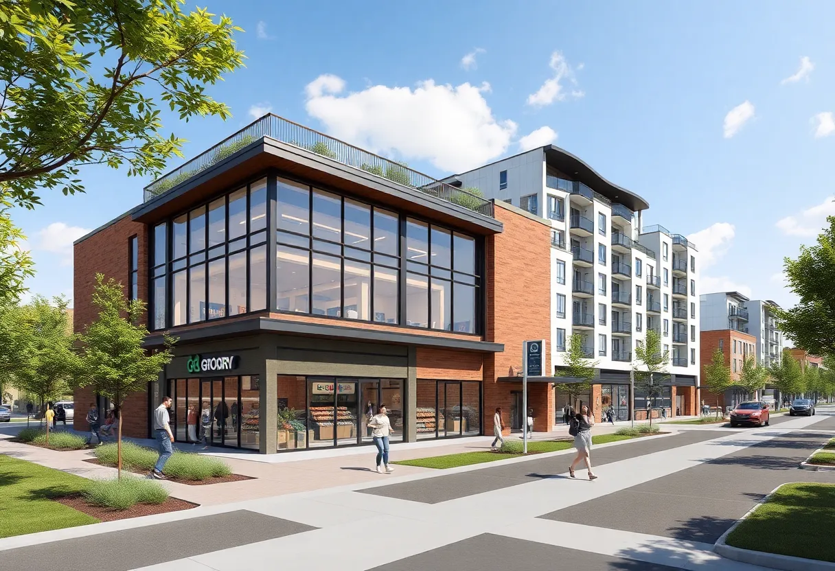 Rendering of Capitol Square Redevelopment in West Columbia