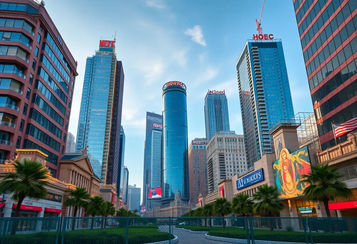 Cityscape of Columbia, South Carolina showcasing filming locations.