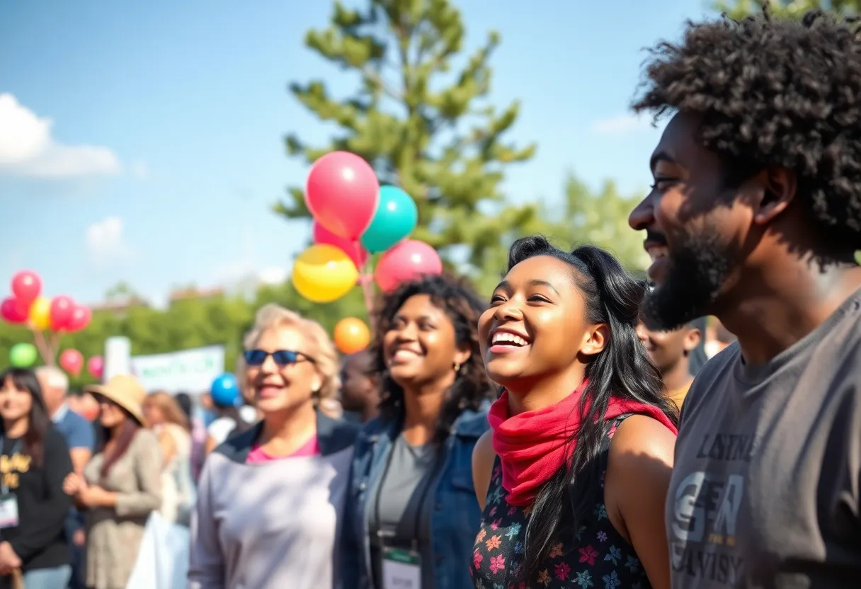 Community members celebrating Judge Boulware's contributions to civil rights during the unveiling event.
