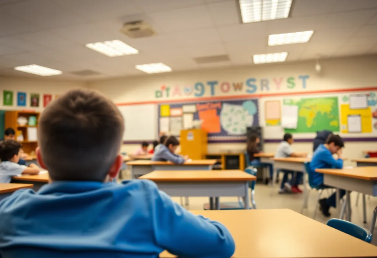 Classroom in Lexington-Richland School District with students engaged in learning