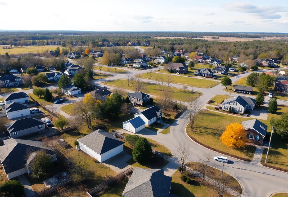 Lexington County landscape affected by the tornado outbreak