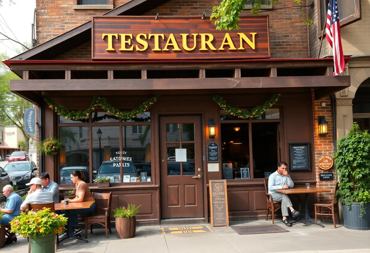 Exterior view of Lizard's Thicket restaurant in Lexington.