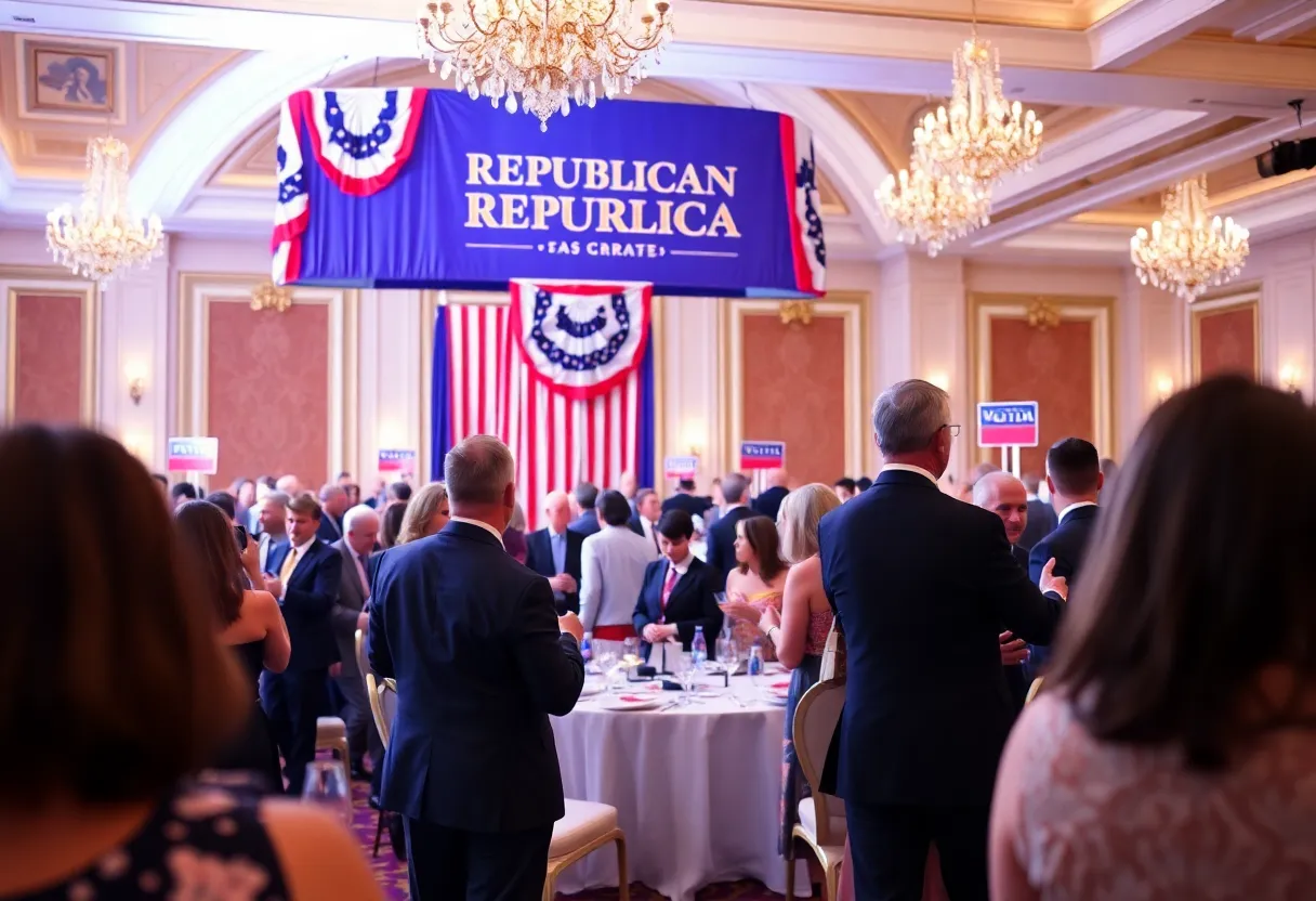 Attendees at the Silver Elephant Gala in Columbia, South Carolina