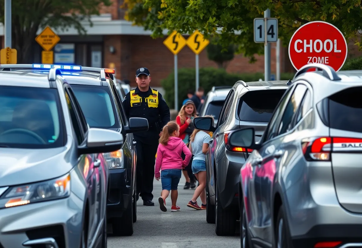 Lexington police monitoring school traffic