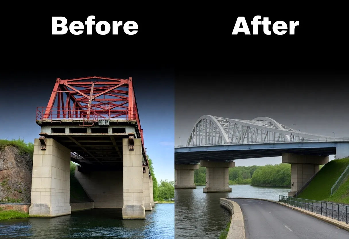 Renovation project of Garners Ferry Road bridge