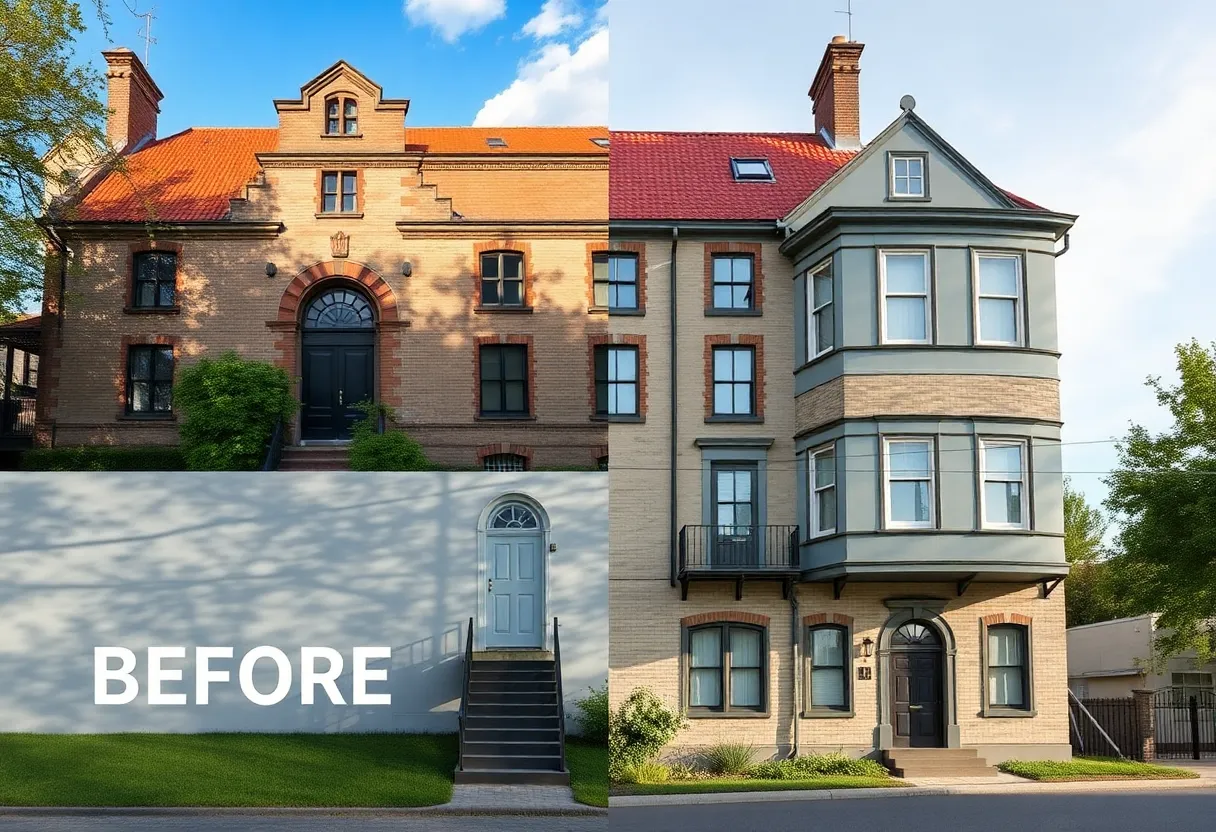 Rendering of historic infirmary restoration project in Columbia