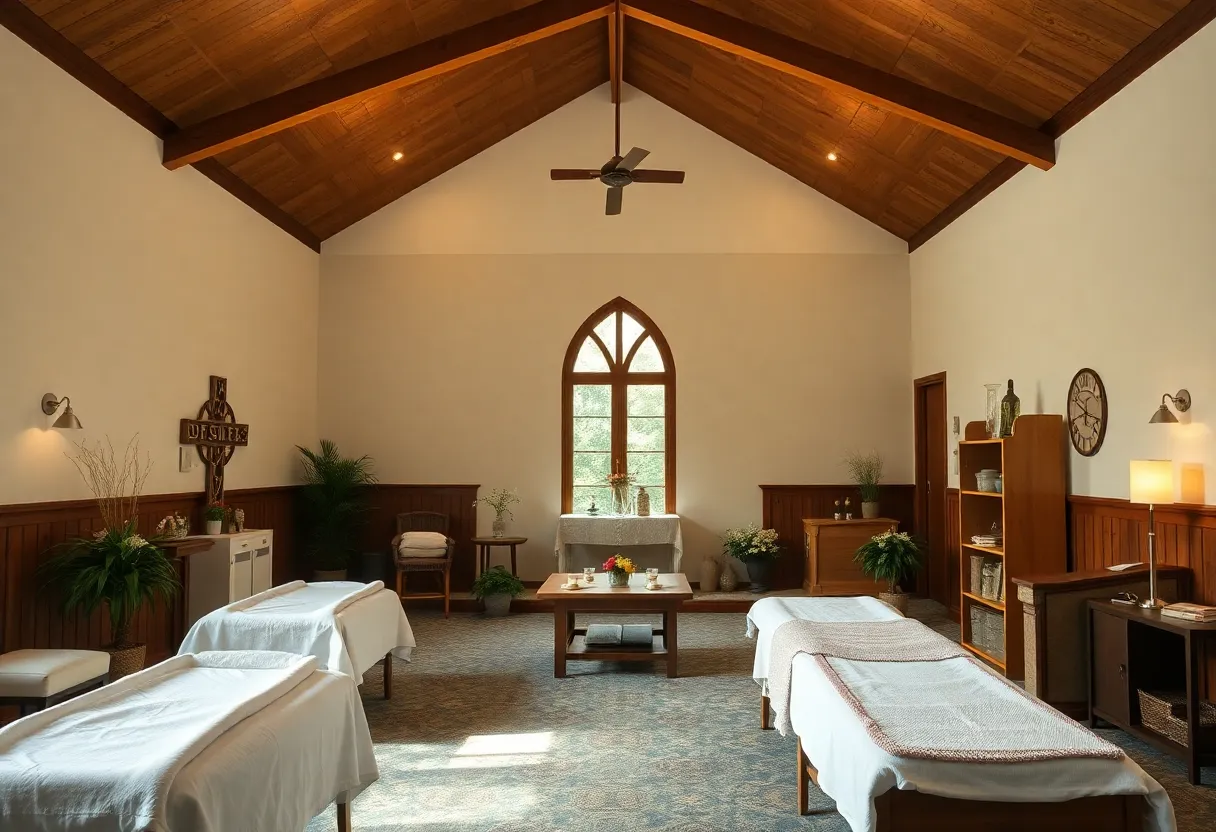 A wellness clinic providing therapeutic services in a community setting