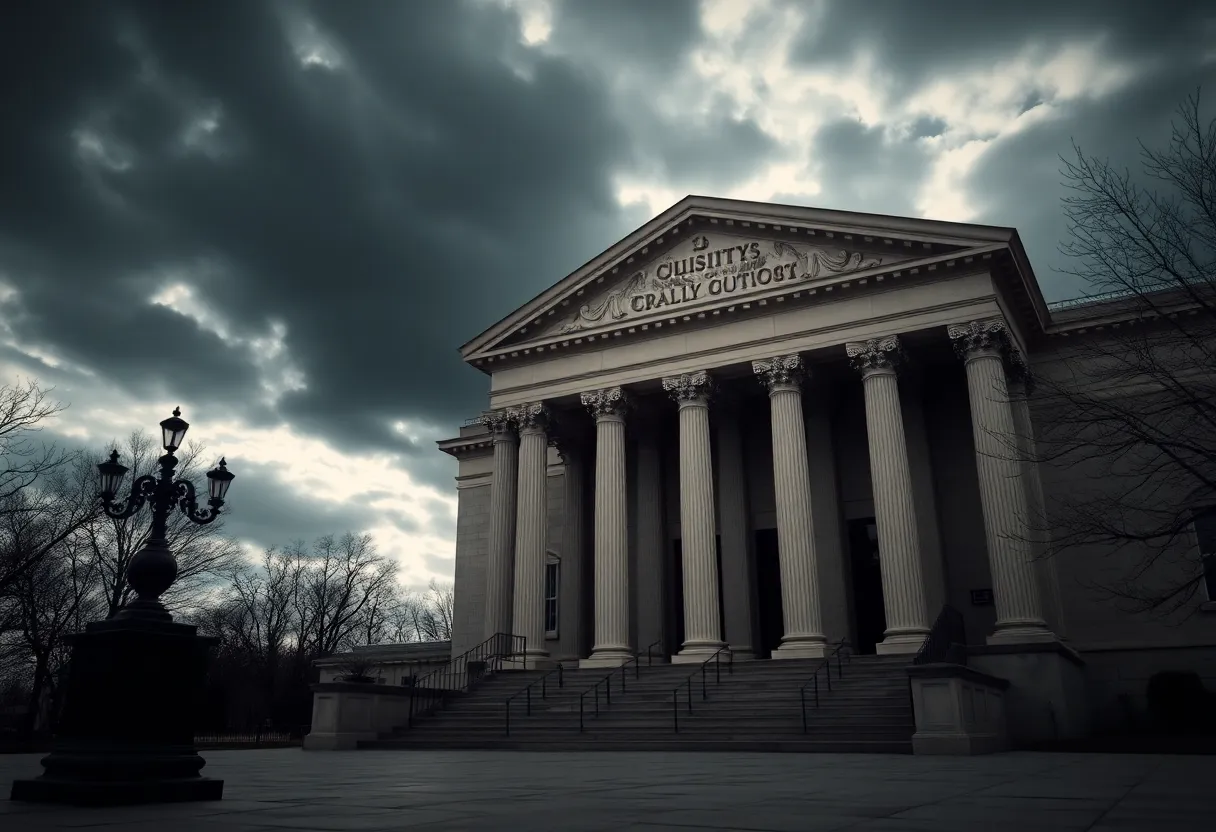 Courthouse in Lexington County symbolizing justice