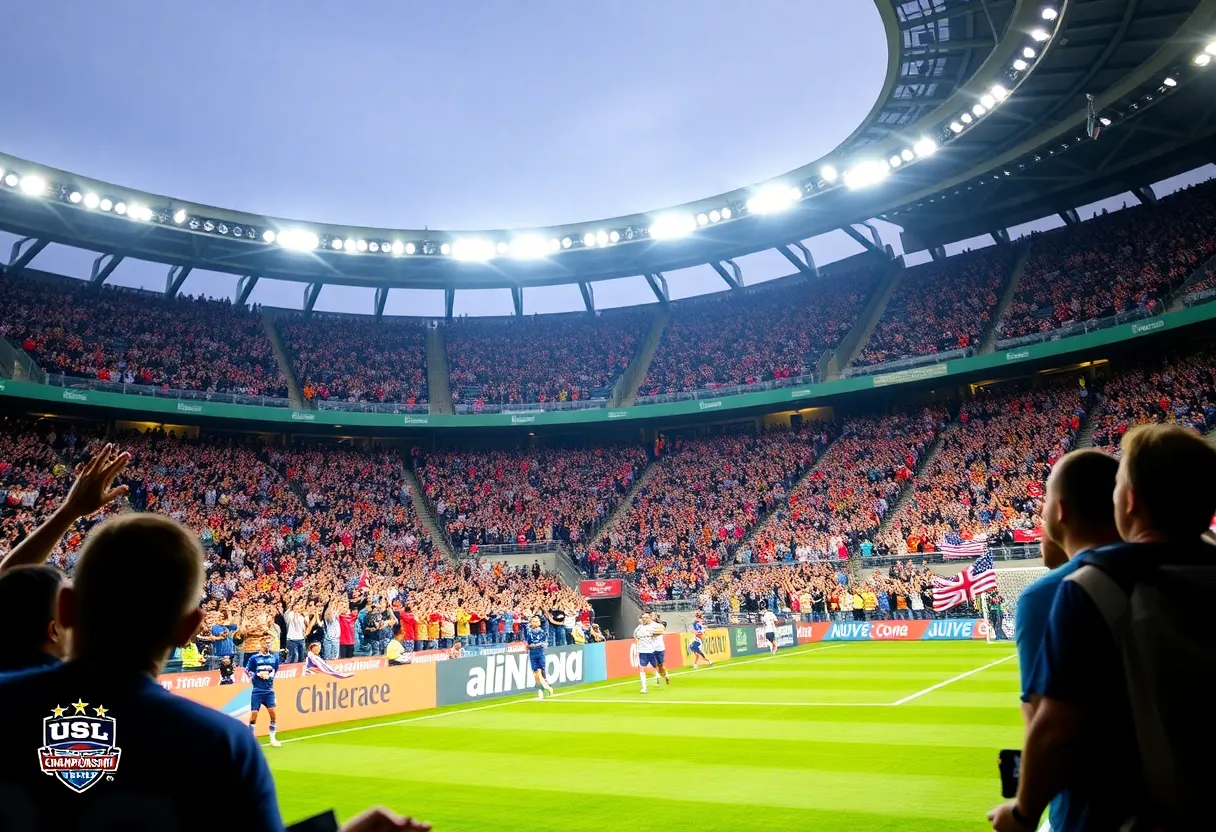 Soccer match between New Mexico United and Lexington SC