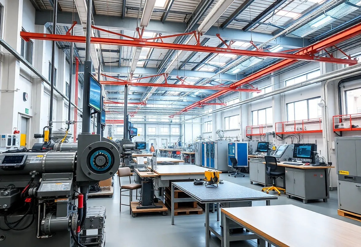 Exterior view of the Engineering and Electrical Centre in Nottingham