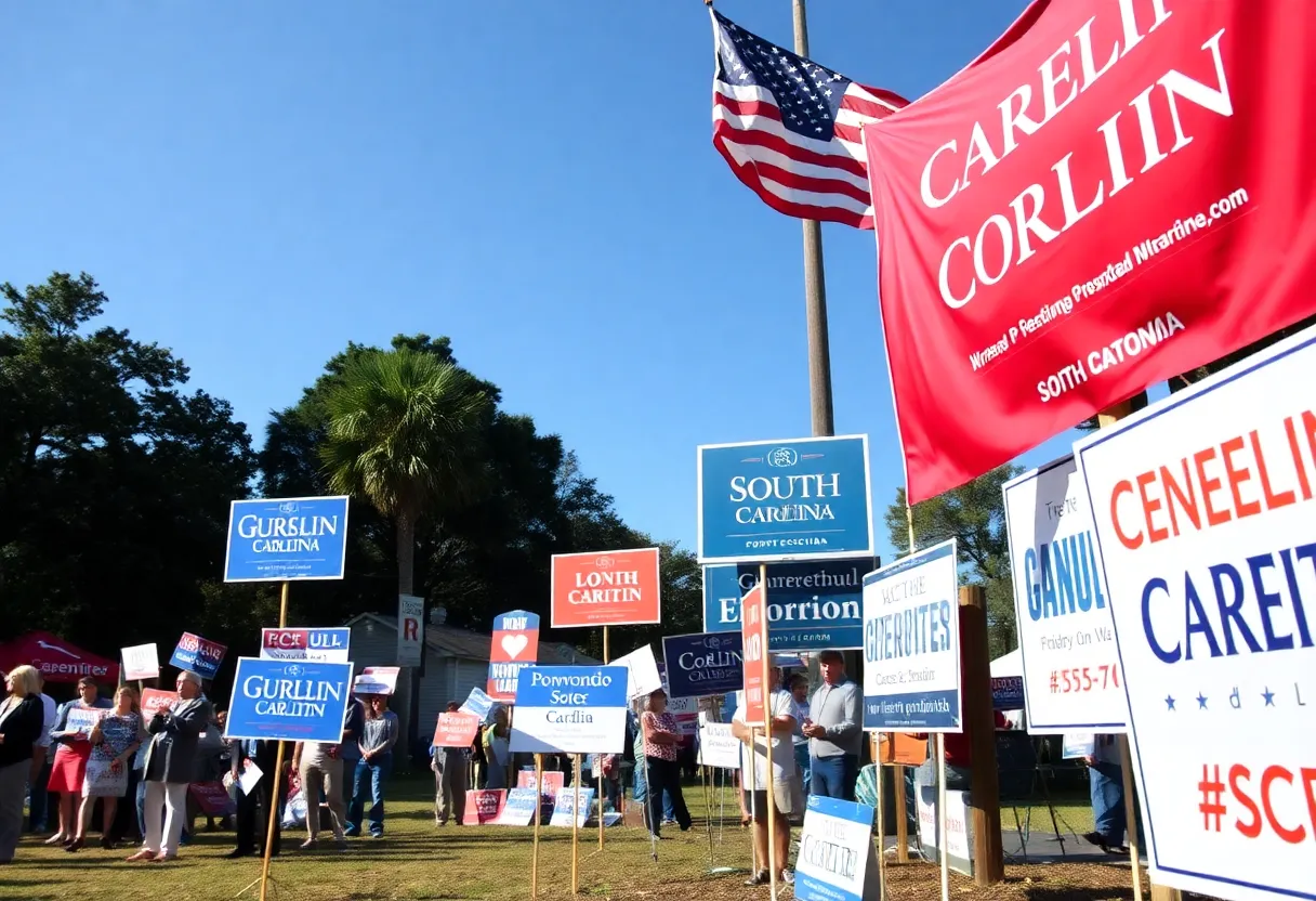 Political scene in South Carolina