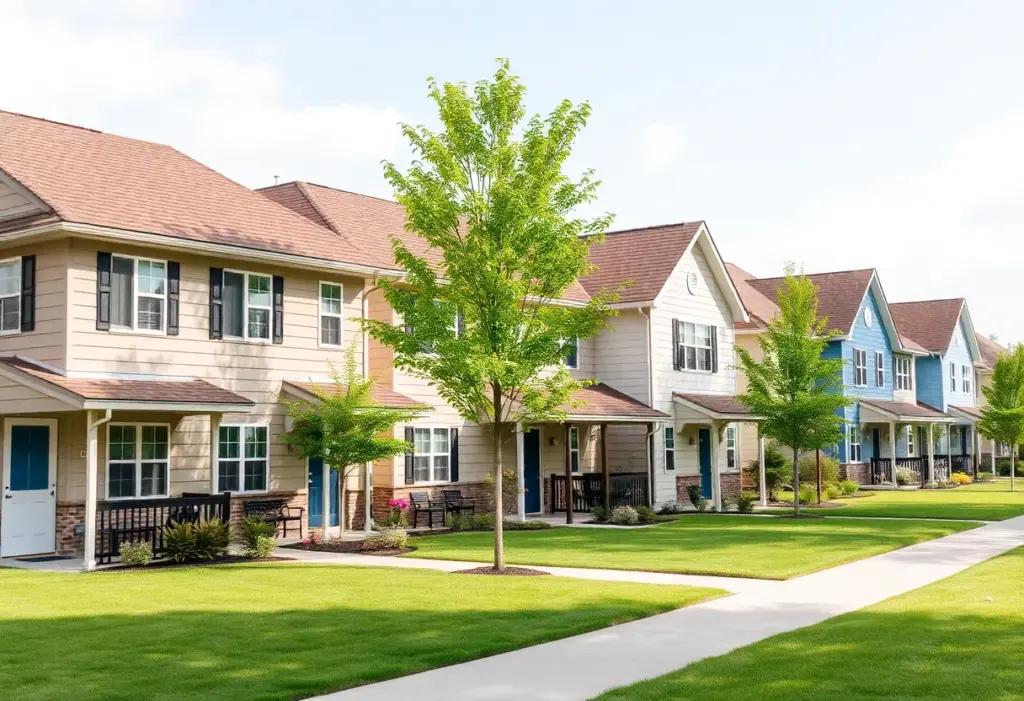 Exterior view of The Unumb Place residential homes for individuals with autism.