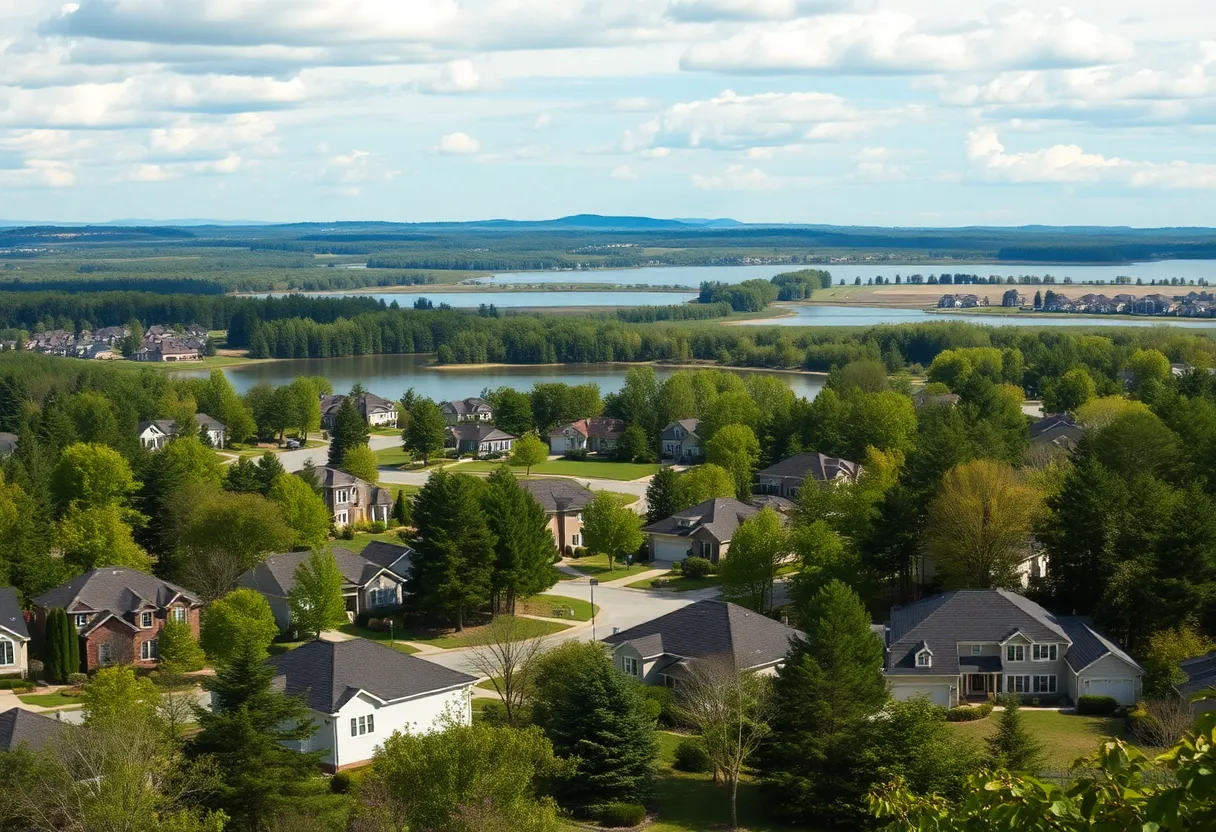 Waterside at Pine Island residential development near Lake Murray