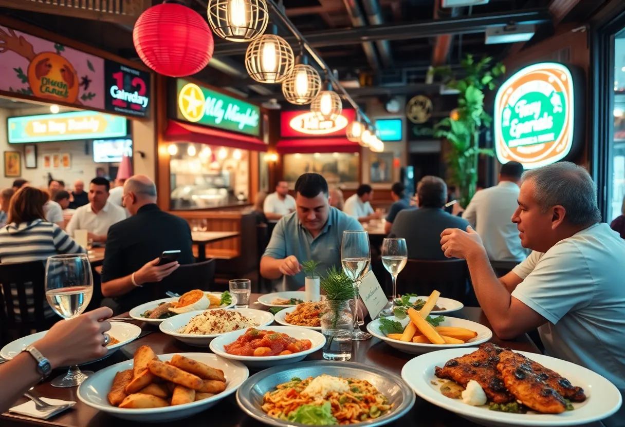 Diverse culinary offerings from Lexington restaurants