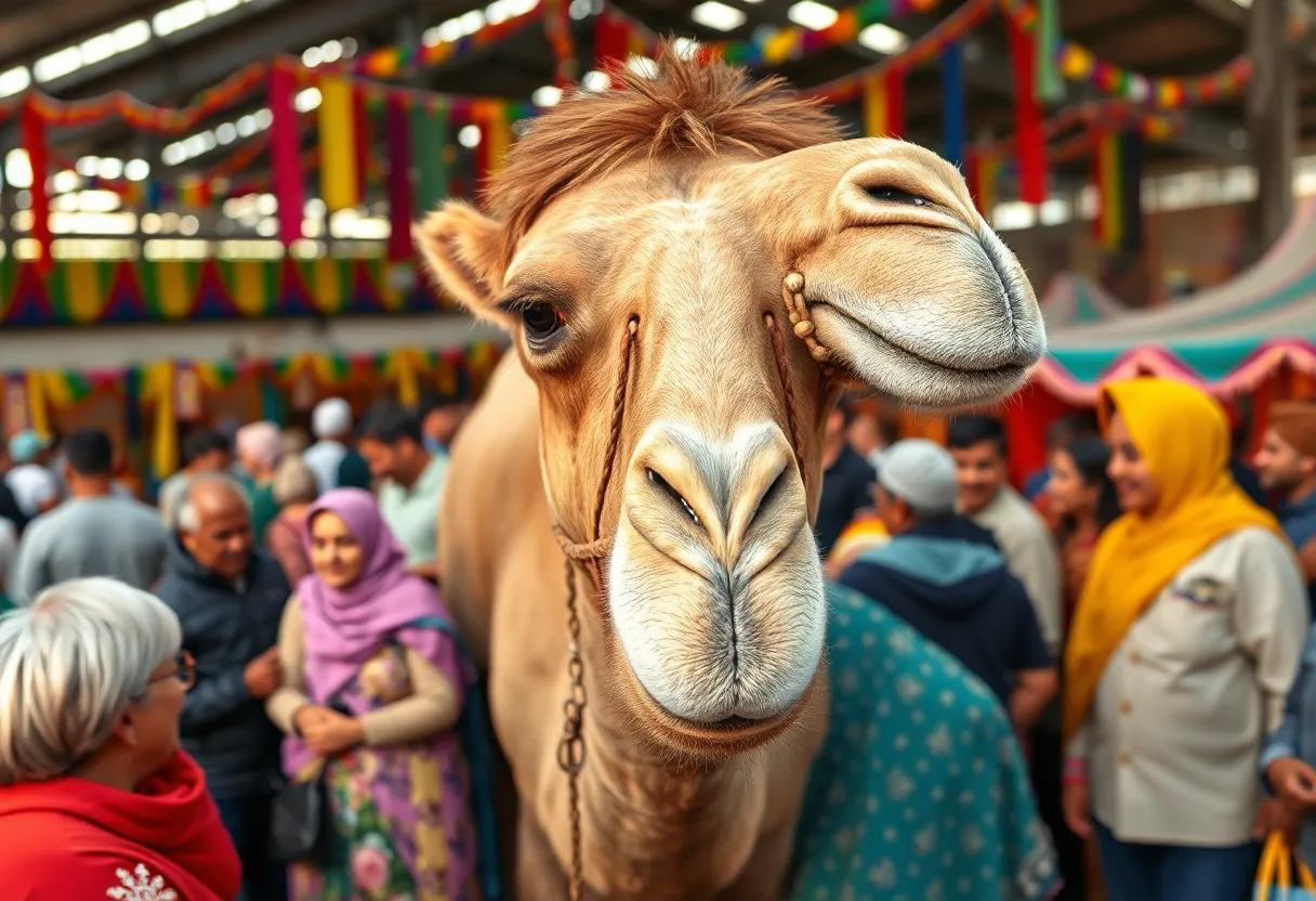 Abraham the camel remembered by the community in Lexington.
