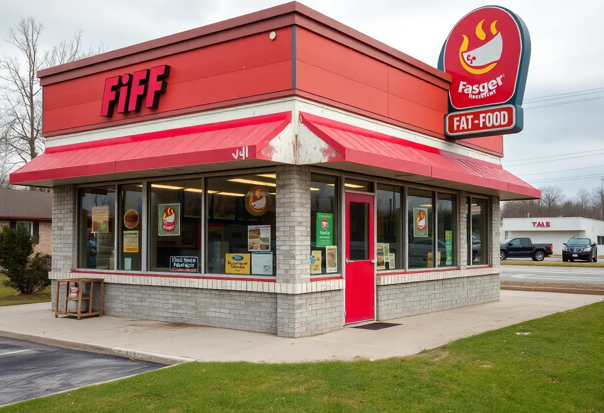 Exterior view of the Burger King in Lexington, SC