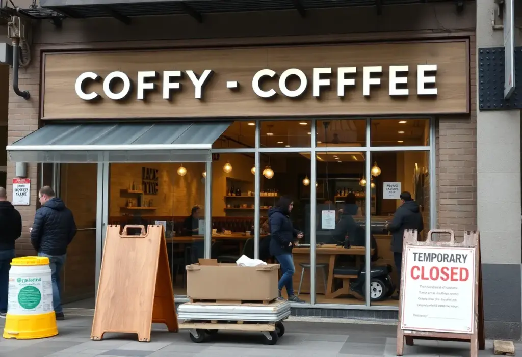 Renovation work at Dunkin' location in Lexington