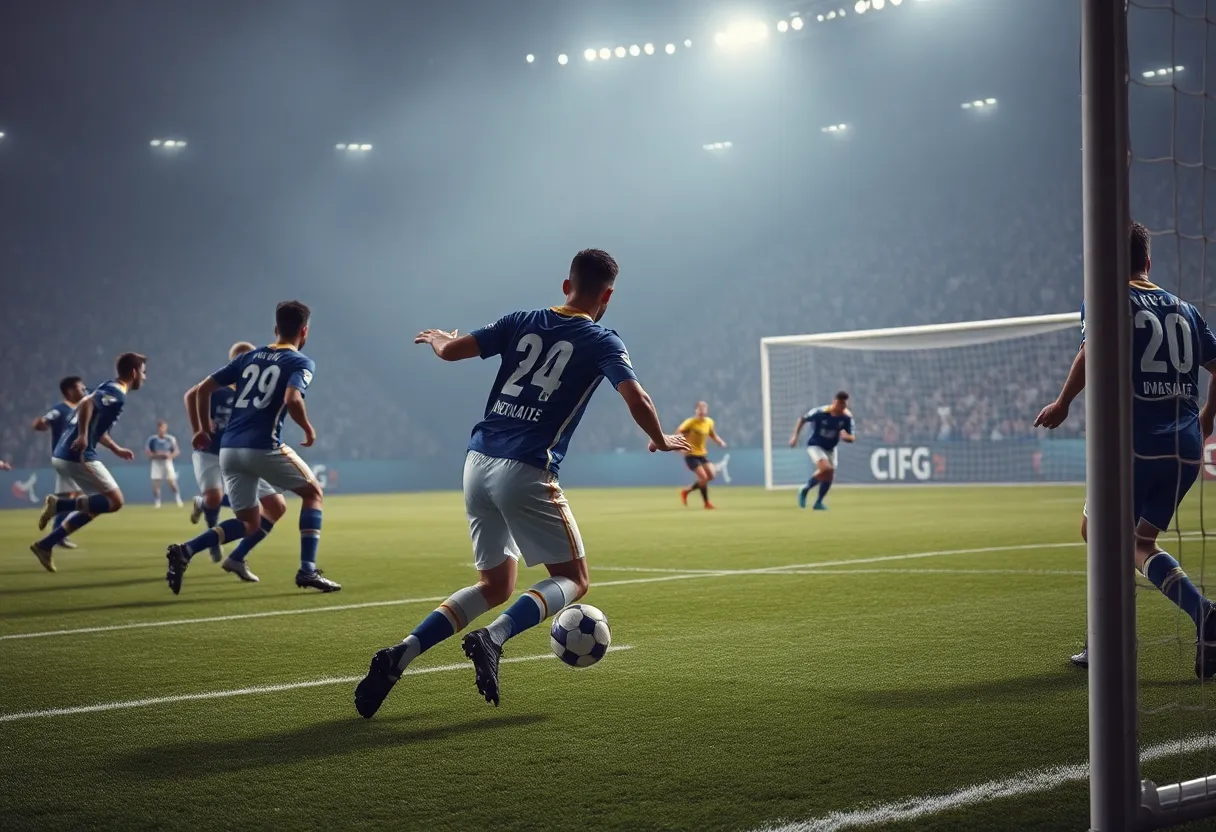 Soccer match between Fort Lauderdale United FC and Lexington SC