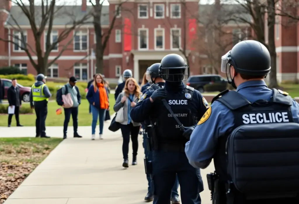 Security presence at South Carolina State University