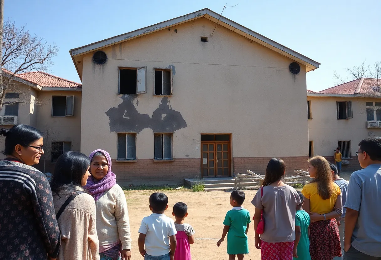 Mold issues in educational building
