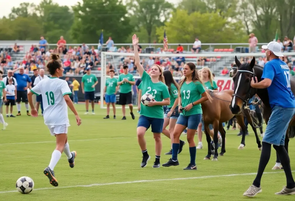 Various sports events taking place in Lexington, Kentucky.