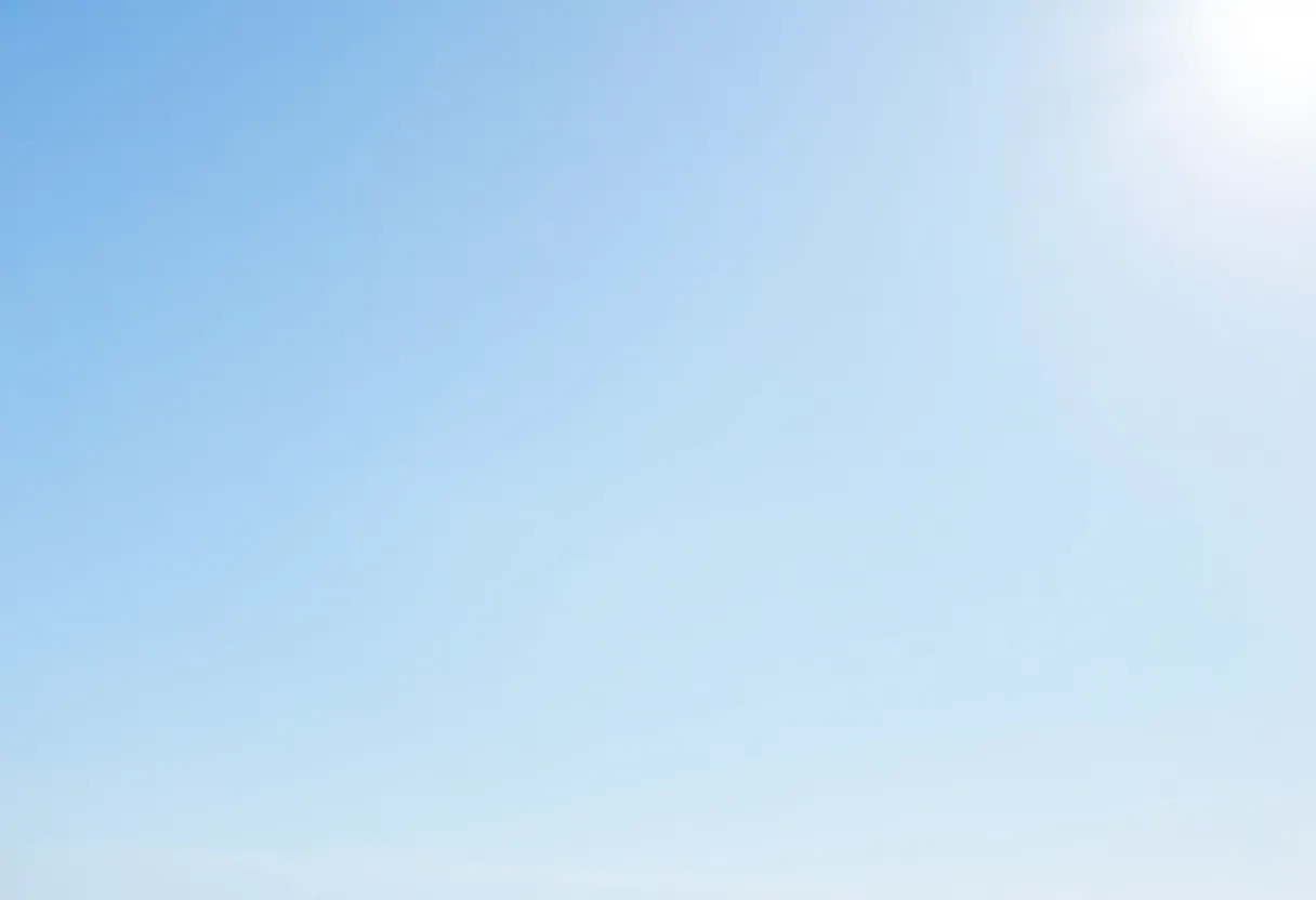 Clear skies over Lexington SC on a chilly winter morning