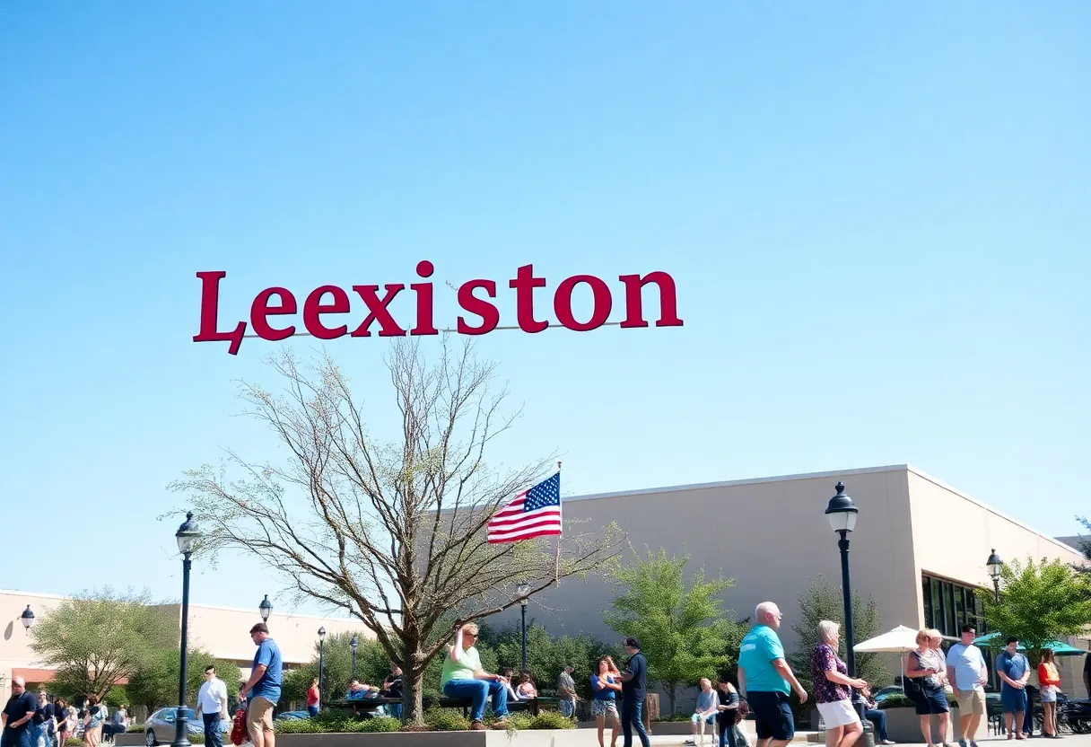 Sunny day in Lexington SC with clear skies