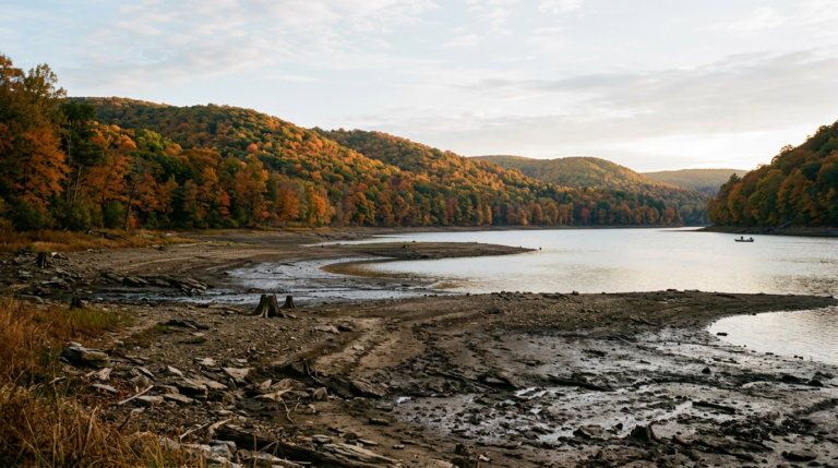 Lackawanna Lake drawdown starts as dam rehabilitation begins